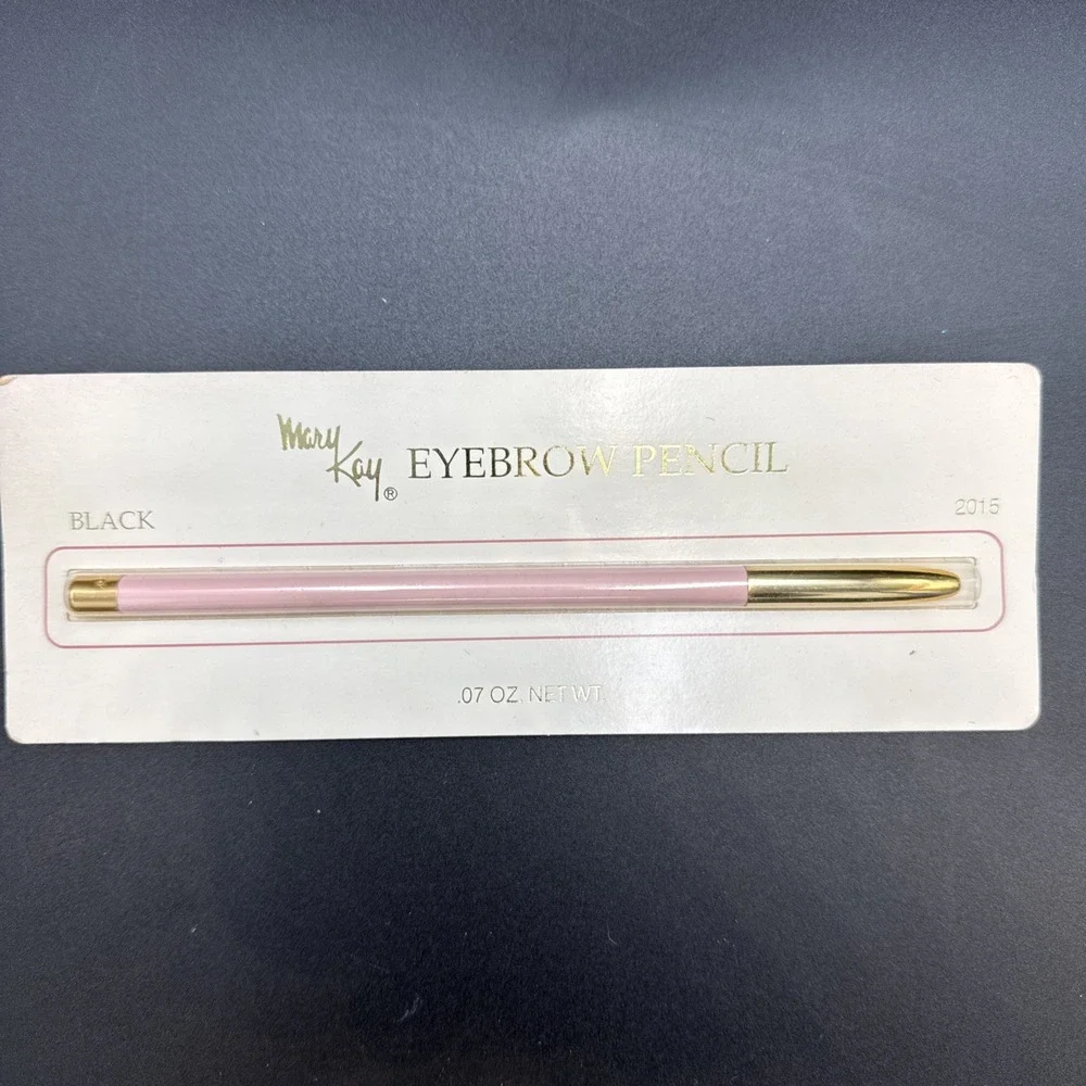 Vintage‎ MARY KAY *BLACK* (2015) EYEBROW PENCIL NEW & SEALED On Card